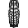 Outdoor Rattan Solar Lantern Pathway Light with Auto On/Off LED Lights