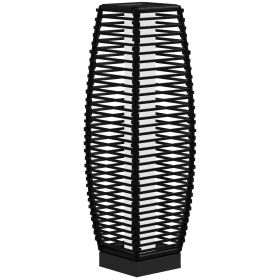 Outdoor Rattan Solar Lantern Pathway Light with Auto On/Off LED Lights (Title: Default Title)