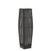 Solar Outdoor Lantern Wicker Deck Light