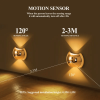 Modern LED Magnetic Portable Wall Sconce with Motion Sensor and 3 Color Modes. USB Rechargeable