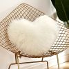 1pc Boho Love Heart Plush Throw Pillow - Machine Washable