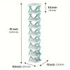 9 Layer Vertical Shoe Rack Space-Saving Stackable Shoe Organizer