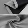 Set of 2 2" W x 63" L Thermal Insulated  Indoor Blackout Curtains with Coated Lining and Grommets