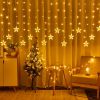1pc 11.5' LED Star Curtain Lights. USB Plug. Festival Lights. Indoor or Outdoor