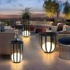 Outdoor Waterproof Solar Power LED Plant Stand Table