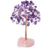 1pc Natural Amethyst Crystal Leaves Tree. Fluorite Base.