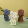 Whimsical Figure Girl Blowing Kiss Flower Pot; Resin
